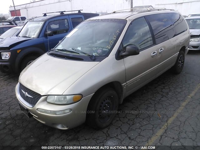 1C4GP64L6XB604152 - 1999 CHRYSLER TOWN & COUNTRY LIMITED GOLD photo 2