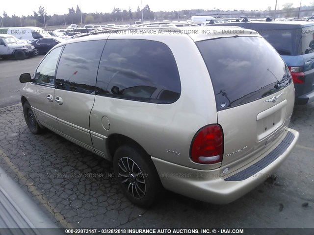 1C4GP64L6XB604152 - 1999 CHRYSLER TOWN & COUNTRY LIMITED GOLD photo 3