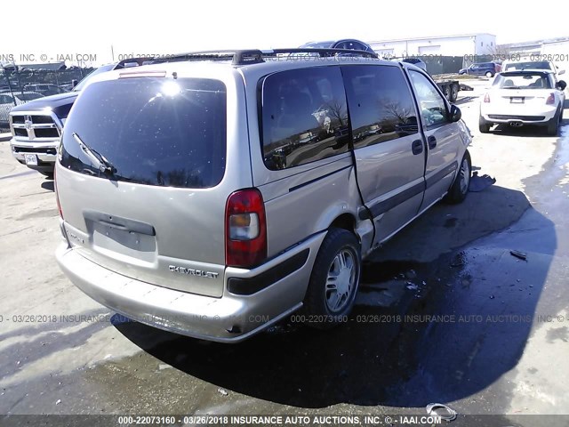 1GNDX03EXYD284494 - 2000 CHEVROLET VENTURE GOLD photo 4