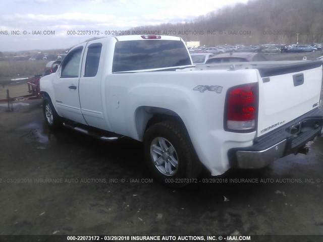 1GTR2VE78DZ150525 - 2013 GMC SIERRA K1500 SLE WHITE photo 3