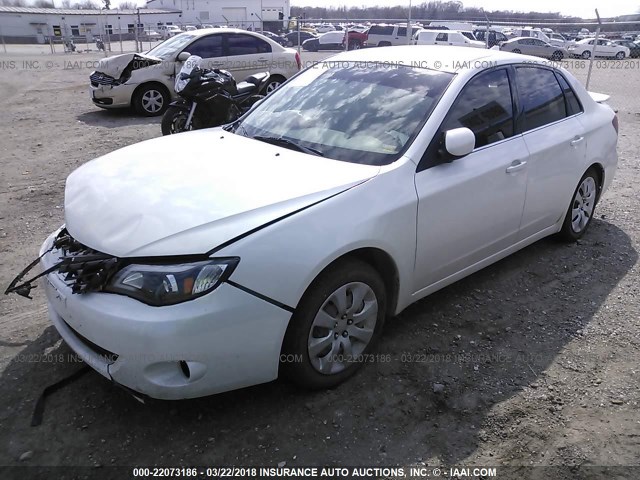 JF1GE61649H506554 - 2009 SUBARU IMPREZA 2.5I WHITE photo 2