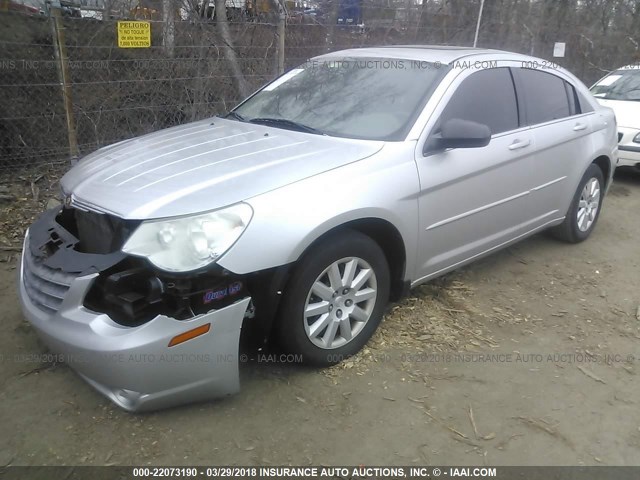 1C3LC46K37N597411 - 2007 CHRYSLER SEBRING SILVER photo 2