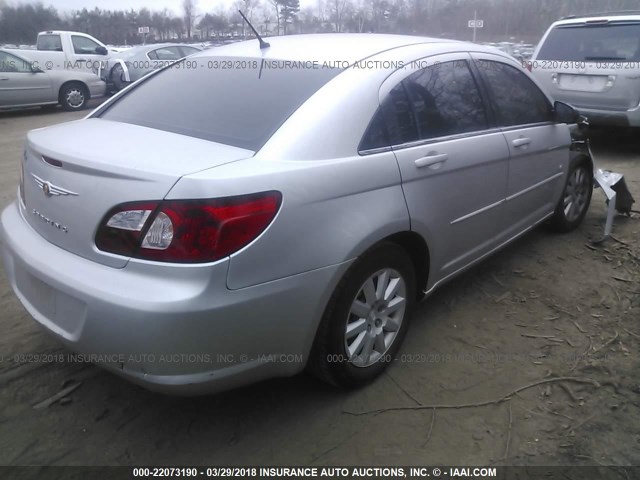 1C3LC46K37N597411 - 2007 CHRYSLER SEBRING SILVER photo 4