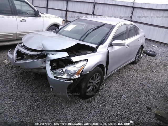 1N4AL3APXFC484426 - 2015 NISSAN ALTIMA 2.5/S/SV/SL SILVER photo 2