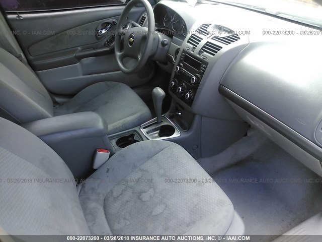 1G1ZS58F67F231041 - 2007 CHEVROLET MALIBU LS MAROON photo 5