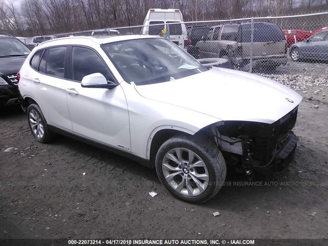 WBAVL1C52EVR94054 - 2014 BMW X1 XDRIVE28I WHITE photo 1