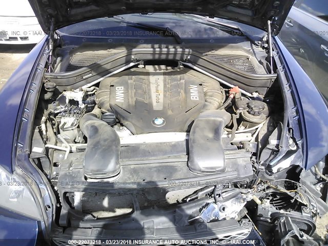 5UXZV8C58D0C17348 - 2013 BMW X5 XDRIVE50I Azul foto 10
