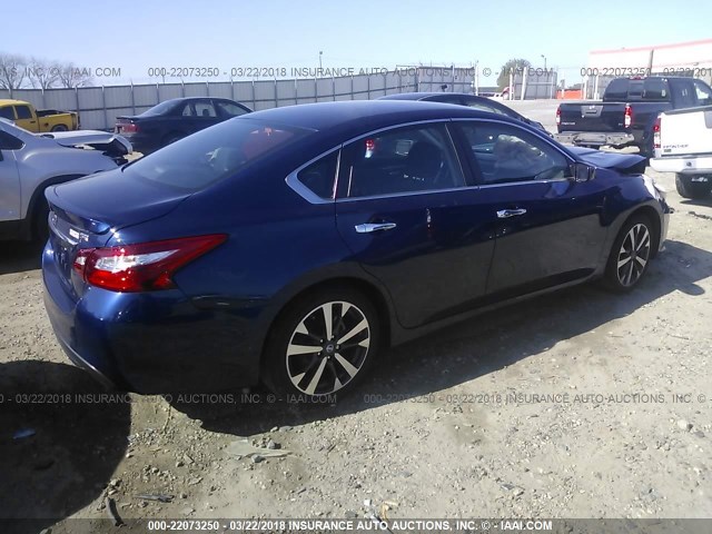 1N4AL3AP2GC225625 - 2016 NISSAN ALTIMA 2.5/S/SV/SL/SR BLUE photo 4