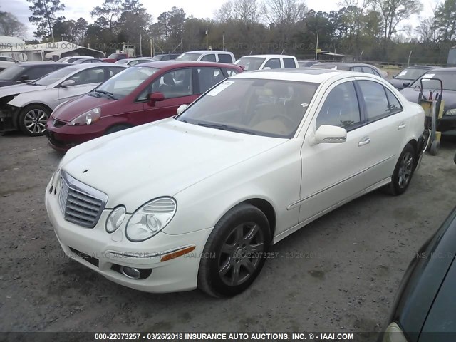 WDBUF22X18B289801 - 2008 MERCEDES-BENZ E 320 CDI WHITE photo 2