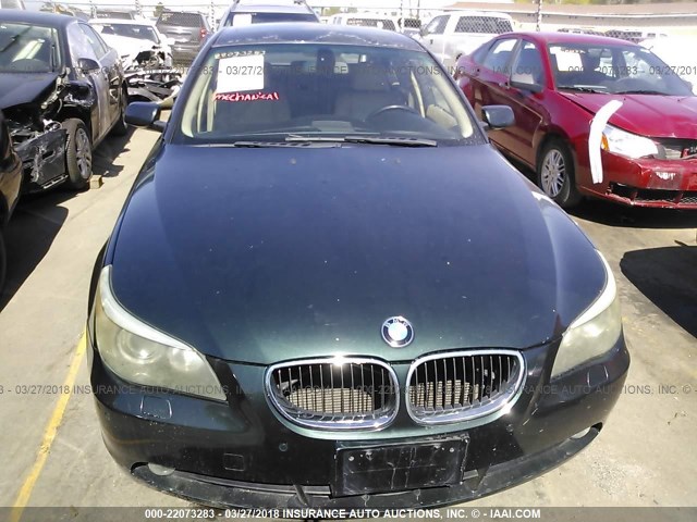 WBANA53544B848011 - 2004 BMW 525 I GREEN photo 6