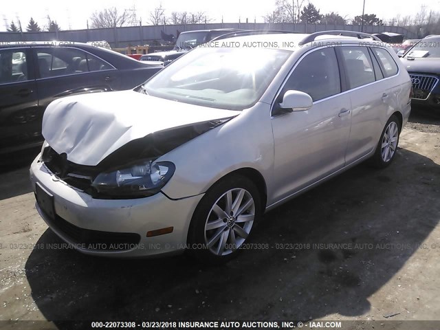 3VWPX7AJ3BM602401 - 2011 VOLKSWAGEN JETTA S/SE SILVER photo 2