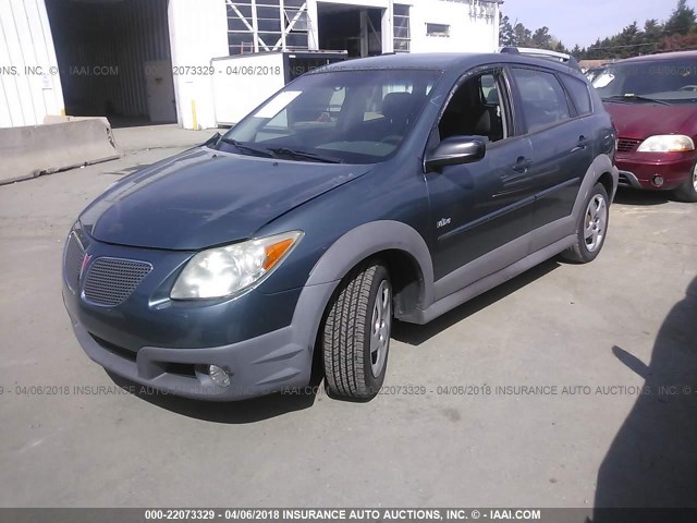 5Y2SL65816Z406861 - 2006 PONTIAC VIBE BLUE photo 2