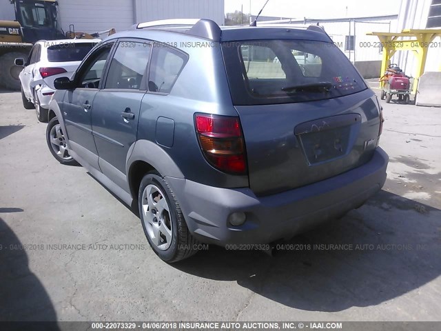 5Y2SL65816Z406861 - 2006 PONTIAC VIBE BLUE photo 3