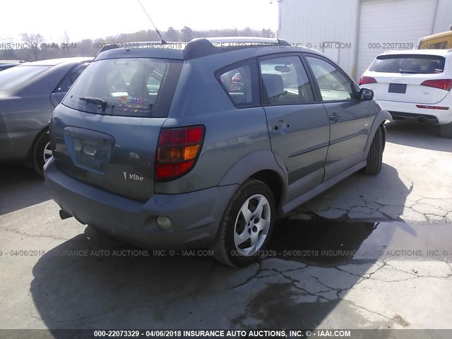 5Y2SL65816Z406861 - 2006 PONTIAC VIBE BLUE photo 4