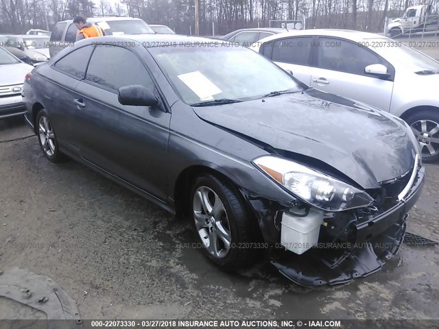 4T1CE30P17U754276 - 2007 TOYOTA CAMRY SOLARA SE/SLE GRAY photo 1