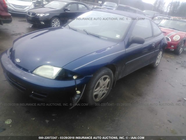1G1JS124527248266 - 2002 CHEVROLET CAVALIER LS 蓝色 照片 2