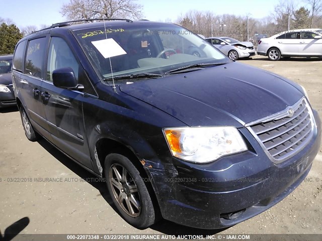 2A8HR54P18R782056 - 2008 CHRYSLER TOWN & COUNTRY TOURING Navy photo 1