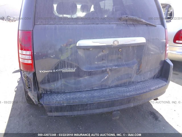 2A8HR54P18R782056 - 2008 CHRYSLER TOWN & COUNTRY TOURING Navy photo 6