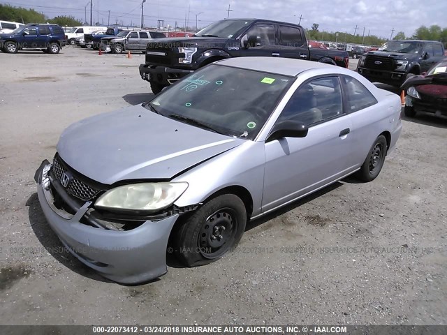 1HGEM22195L079770 - 2005 HONDA CIVIC DX VP Gümüş foto 2