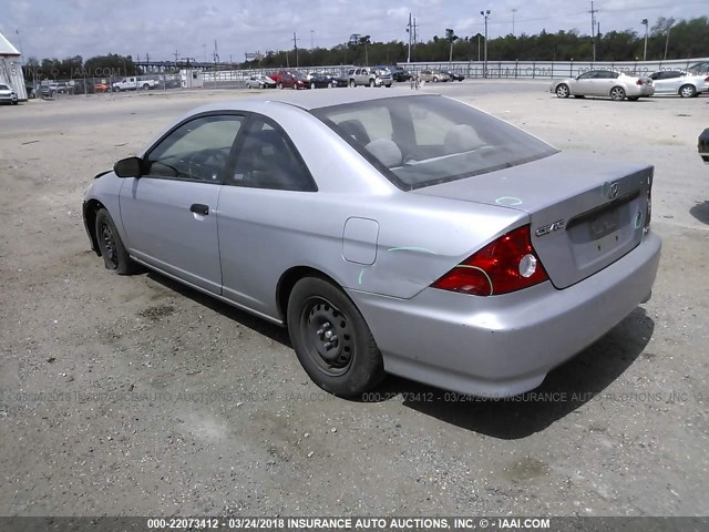 1HGEM22195L079770 - 2005 HONDA CIVIC DX VP Gümüş foto 3