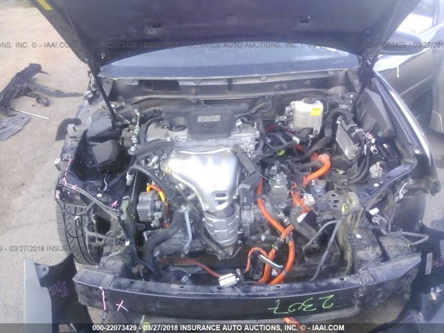 4T1BD1FK3EU131513 - 2014 TOYOTA CAMRY HYBRID/LE/XLE 黑色 照片 10