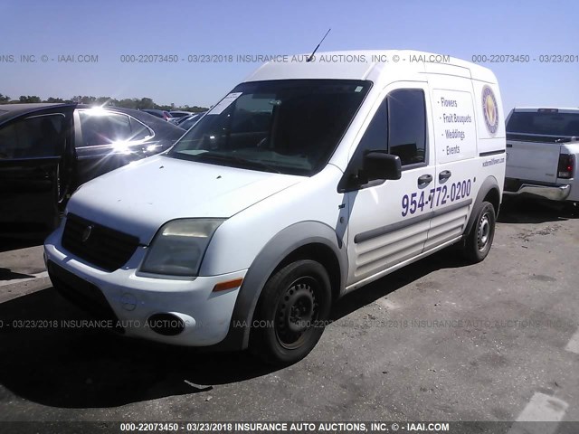 NM0LS7BN7BT063331 - 2011 FORD TRANSIT CONNECT XLT WHITE photo 2