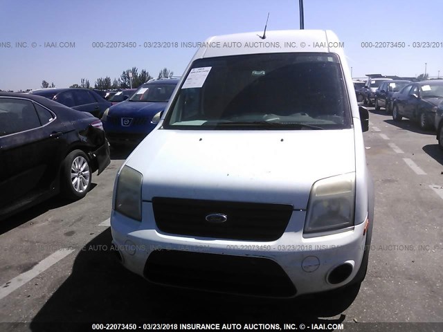 NM0LS7BN7BT063331 - 2011 FORD TRANSIT CONNECT XLT WHITE photo 6