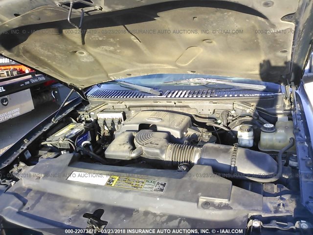 1FMPU16L94LA47926 - 2004 FORD EXPEDITION XLT ლურჯი ფოტო 10