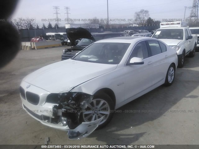 WBA5A5C55FD522354 - 2015 BMW 528 I WHITE photo 2