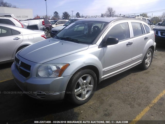 1B3HB48B77D312749 - 2007 DODGE CALIBER SXT SILVER photo 2