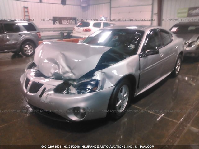 2G2WP552681127384 - 2008 PONTIAC GRAND PRIX ვერცხლისფერი ფოტო 2