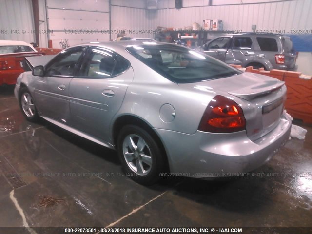 2G2WP552681127384 - 2008 PONTIAC GRAND PRIX ვერცხლისფერი ფოტო 3