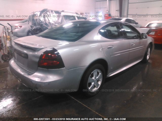 2G2WP552681127384 - 2008 PONTIAC GRAND PRIX ვერცხლისფერი ფოტო 4