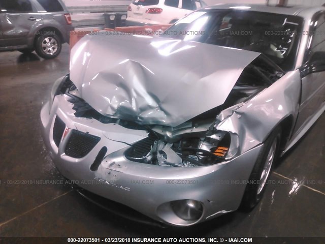 2G2WP552681127384 - 2008 PONTIAC GRAND PRIX ვერცხლისფერი ფოტო 6