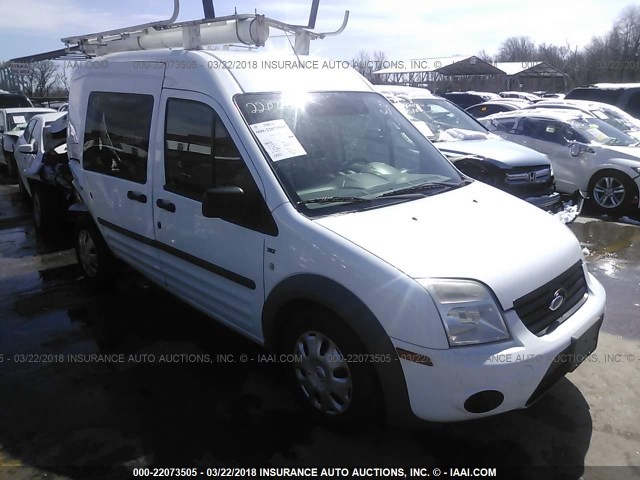 NM0LS7BN4CT085336 - 2012 FORD TRANSIT CONNECT XLT WHITE photo 1