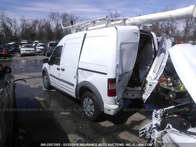 NM0LS7BN4CT085336 - 2012 FORD TRANSIT CONNECT XLT WHITE photo 3