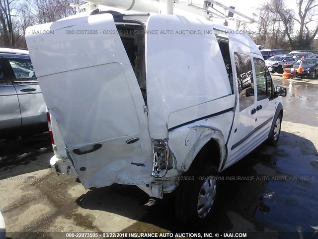 NM0LS7BN4CT085336 - 2012 FORD TRANSIT CONNECT XLT WHITE photo 4