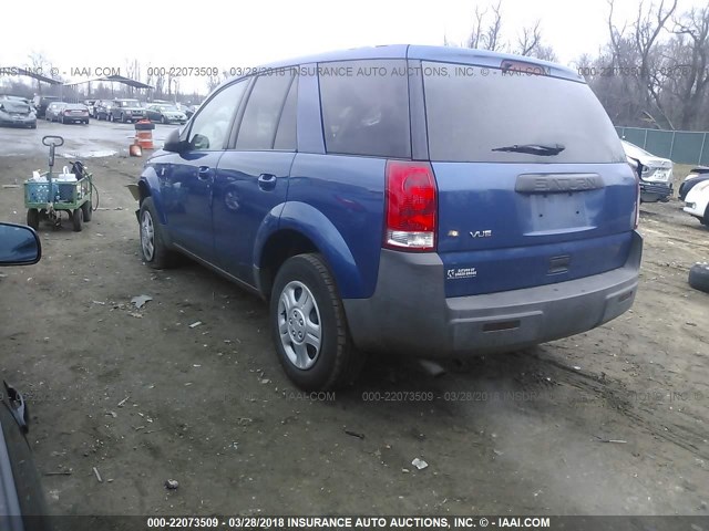 5GZCZ33D25S827561 - 2005 SATURN VUE BLUE photo 3