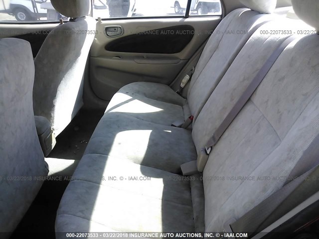 1NXBR18E0YZ309472 - 2000 TOYOTA COROLLA VE/CE/LE 勃艮第红 照片 8