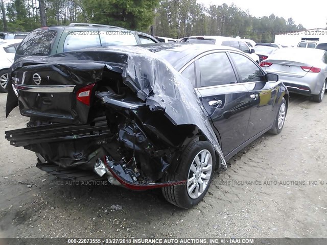 1N4AL3AP9HC268649 - 2017 NISSAN ALTIMA 2.5/S/SV/SL/SR BLUE photo 4