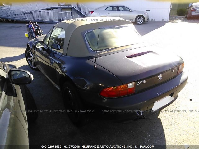 4USCJ3334WLG20291 - 1998 BMW Z3 2.8 BLACK photo 3