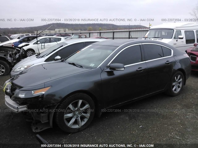 19UUA8F28CA008997 - 2012 ACURA TL BLACK photo 2