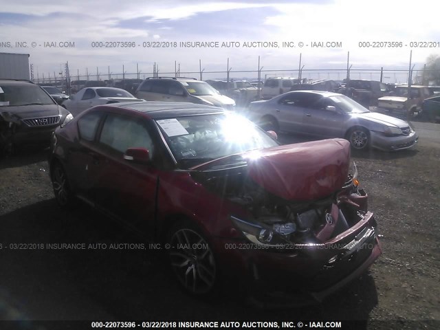 JTKJF5C78F3094587 - 2015 TOYOTA SCION TC 红色 照片 1
