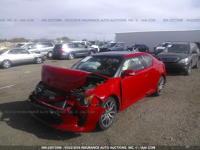 JTKJF5C78F3094587 - 2015 TOYOTA SCION TC 红色 照片 2