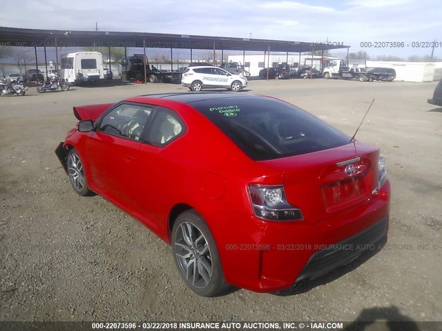 JTKJF5C78F3094587 - 2015 TOYOTA SCION TC 红色 照片 3