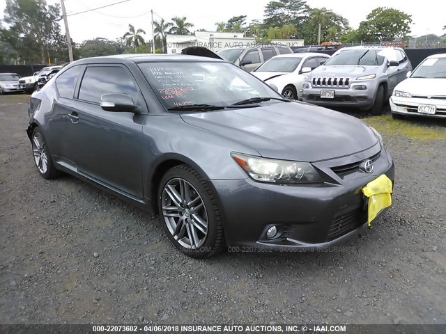 JTKJF5C73C3032753 - 2012 TOYOTA SCION TC GRAY photo 1