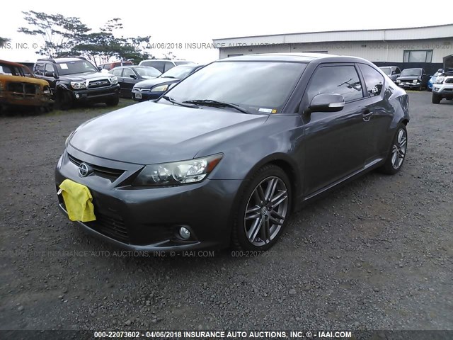 JTKJF5C73C3032753 - 2012 TOYOTA SCION TC 灰色 照片 2
