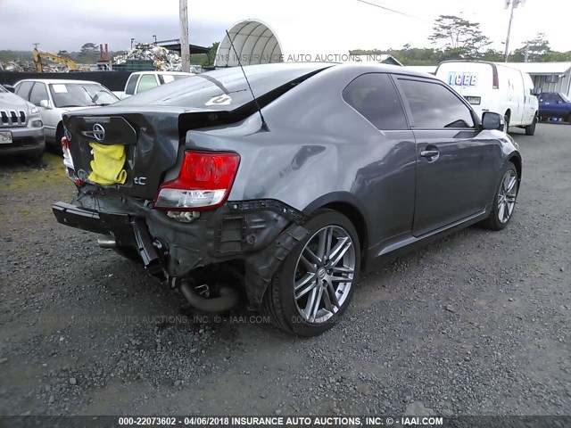 JTKJF5C73C3032753 - 2012 TOYOTA SCION TC 灰色 照片 4