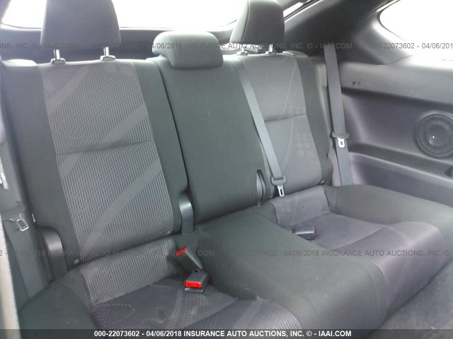 JTKJF5C73C3032753 - 2012 TOYOTA SCION TC 灰色 照片 8