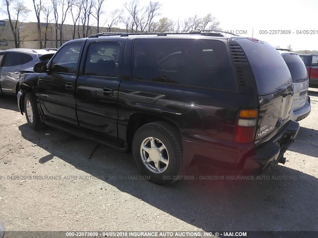 1GKFK66U02J340364 - 2002 GMC DENALI XL K1500 BLACK photo 3